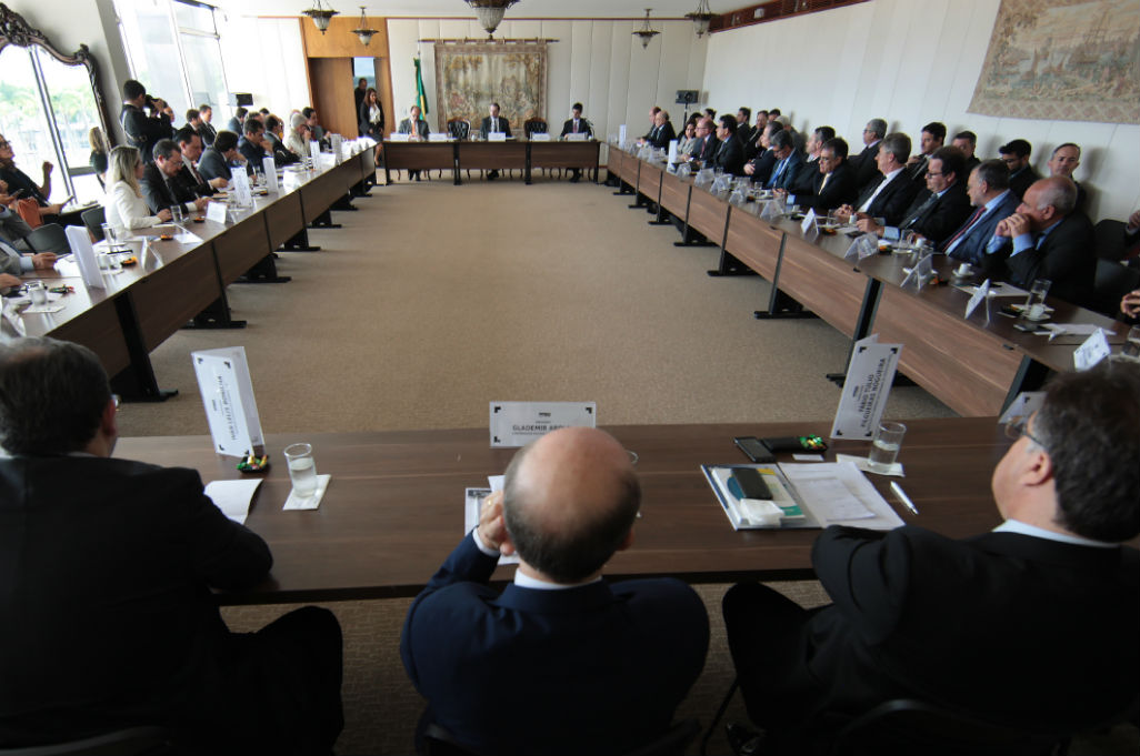 Reunião interinstitucional entre CNJ, TCU e TCEs. Foto: Carlos Moura/SCO/STF (25/10/2018) 