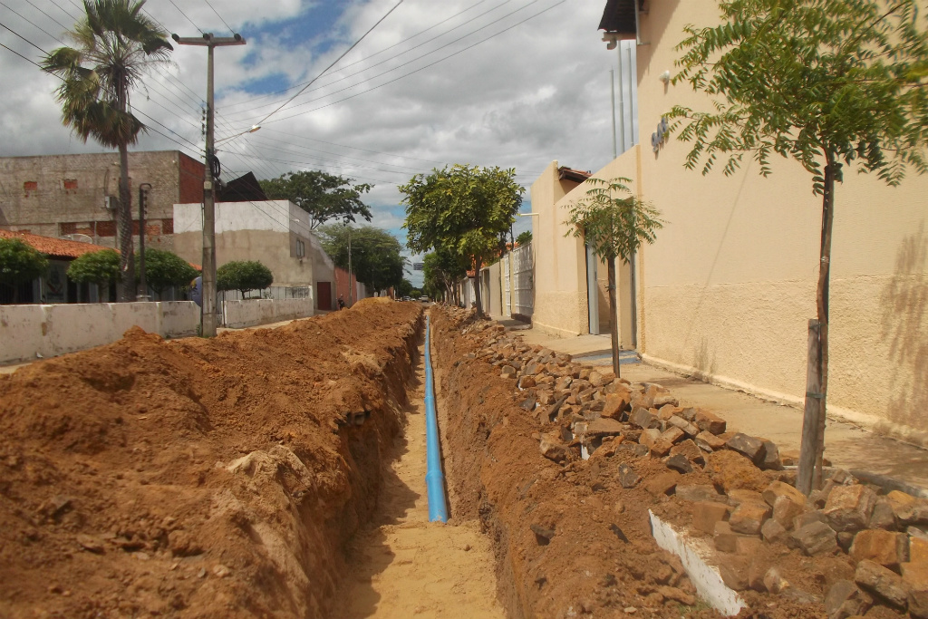 Obras de rede de distribuição de água - imagem ilustrativa