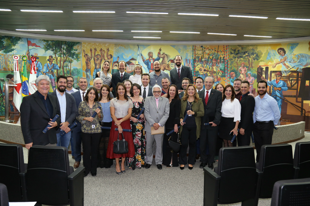 Formandos do curso de Analise de Dados da Escola de Contas