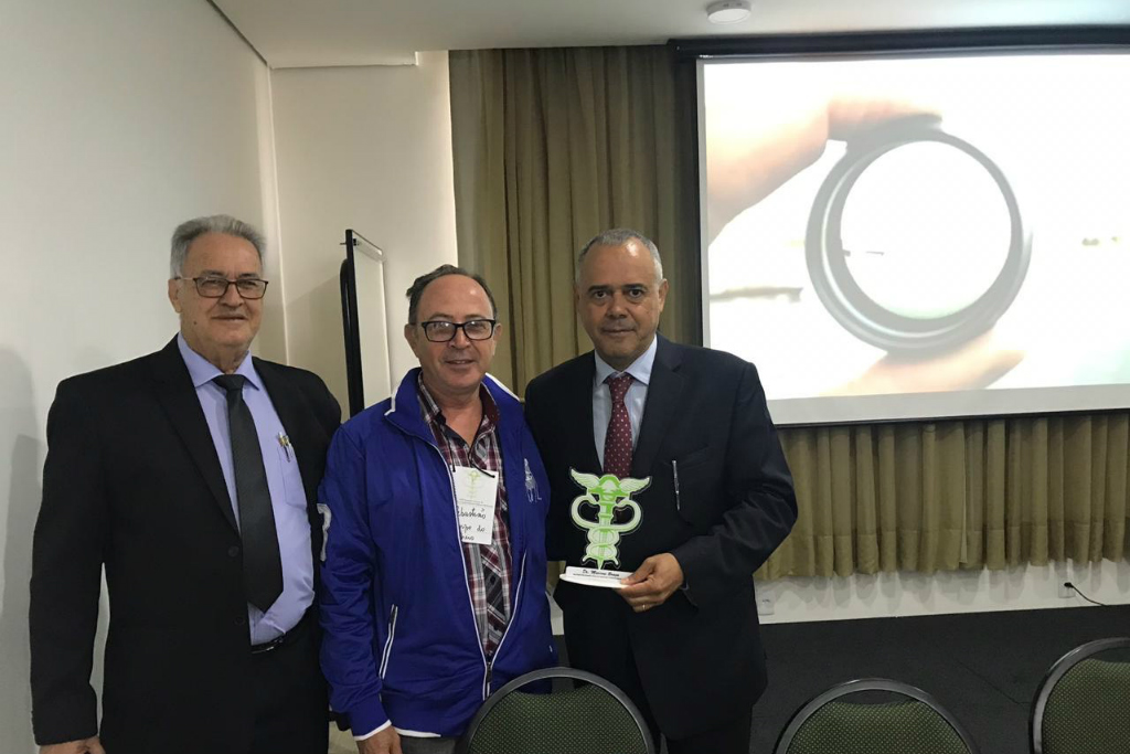 Diretor-geral, Marconi Braga, palestra em evento para controladores e contadores públicos