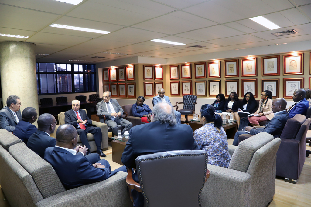 Auditores de Moçambique foram recebidos no Salão Nobre - fotos Thiago Rios Gomes
