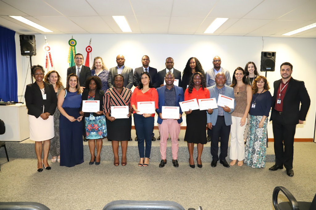 Certificação da equipe do Tribunal Administrativo de Moçambique - foto: Luiz Gustavo