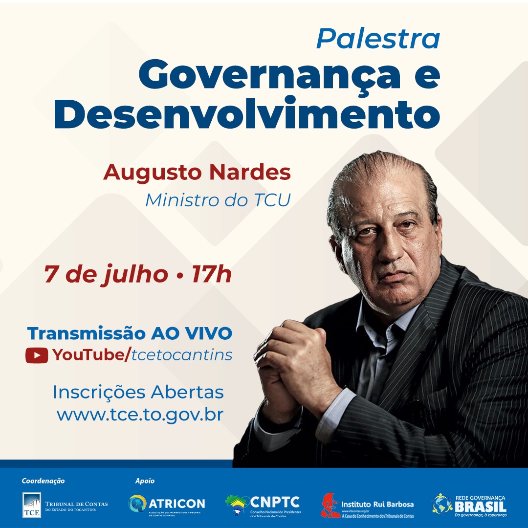 Webinar com ministro do TCU abordará o enfrentamento da crise emergencial nos setores públicos