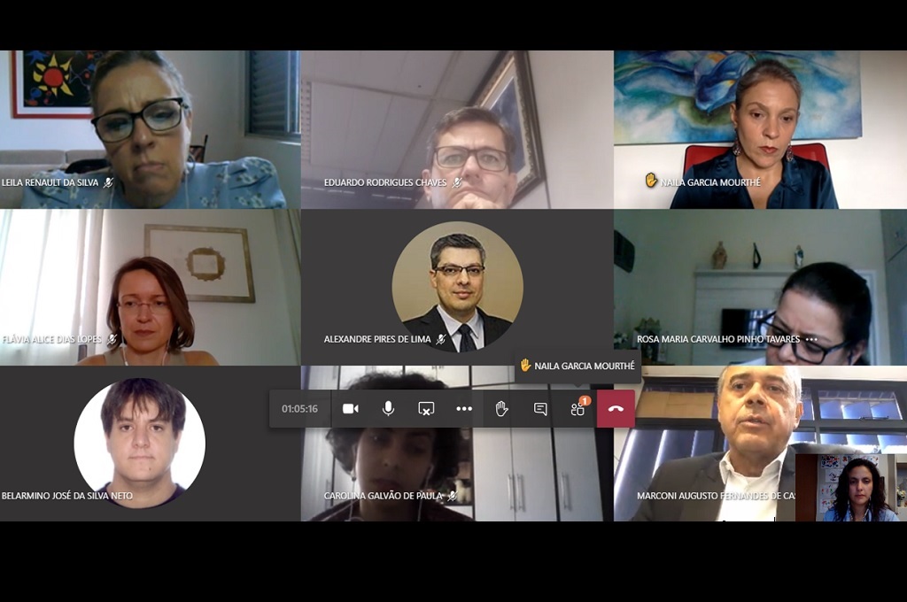 Diretores, superintendentes e vice-Presidência do TCEMG se reuniram de forma on-line