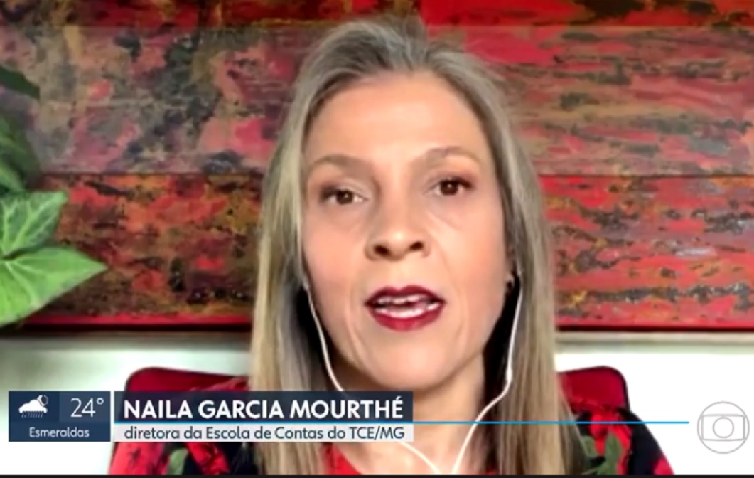 A diretora da Escola de Contas e Capacitação do TCEMG participou das duas edições do MGTV