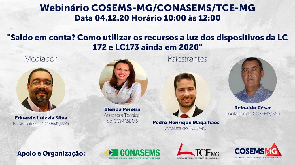 TCEMG participa de debate sobre a LC 172 e LC173 no dia 04/12