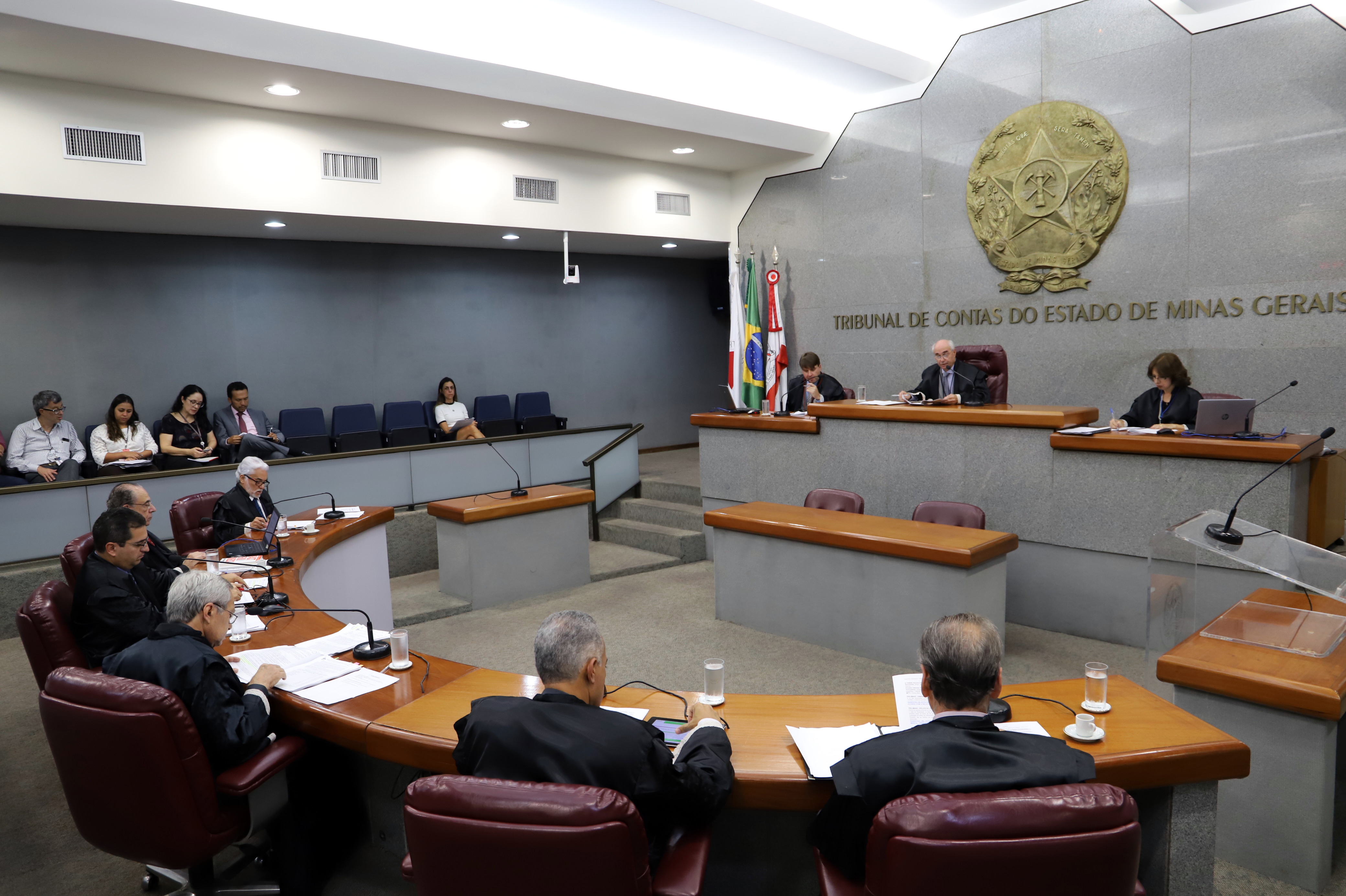 Foto do Tribunal Pleno ( arquivo do TCEMG)