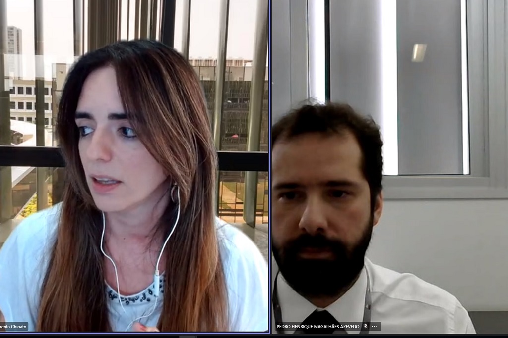Tânia Chioato e Pedro Henrique Azevedo debatem na abertura do Ada Lovelace