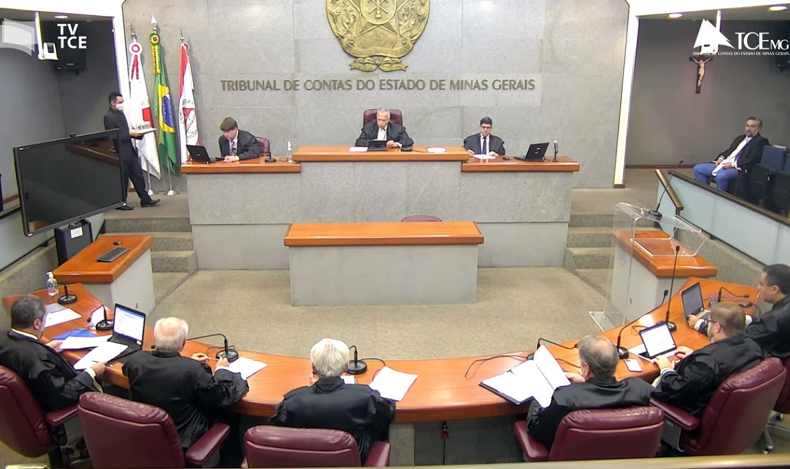 Sessão do Tribunal Pleno desta quarta-feira (05/07) - Imagem TV TCE