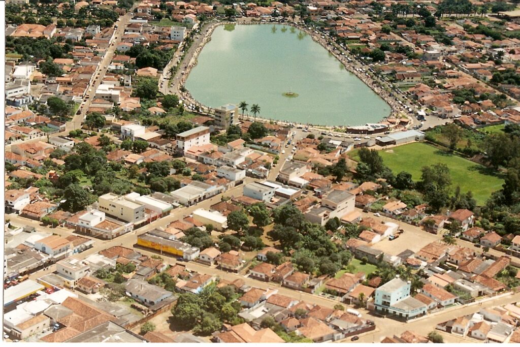 Cidade de Lagoa Formosa, localizada na região mineira do Alto Paranaíba 