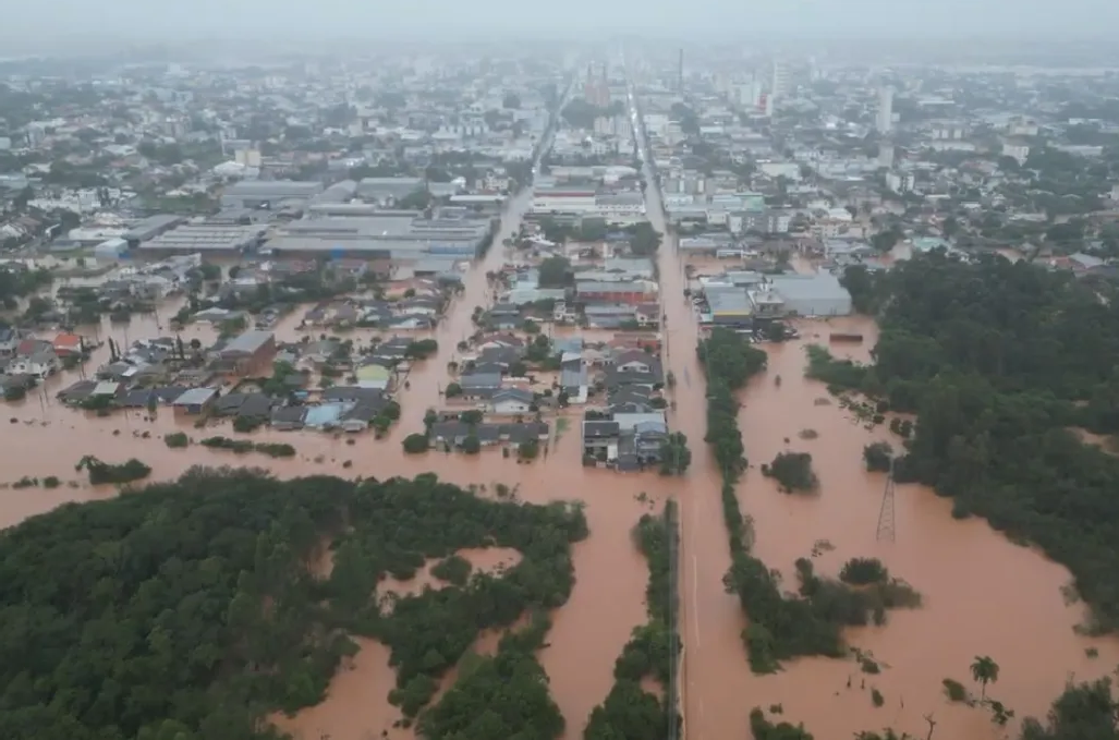 Fortes chuvas atingiram o Rio Grande Do Sul - foto divulgação