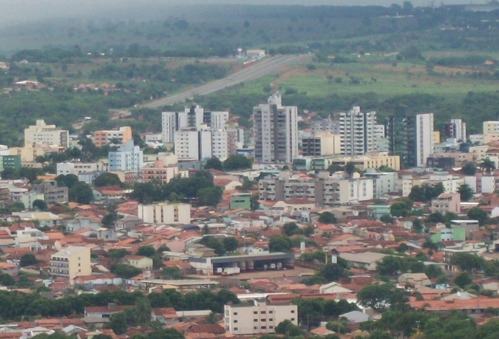 Vista aérea de Unaí, no Noroeste de Minas