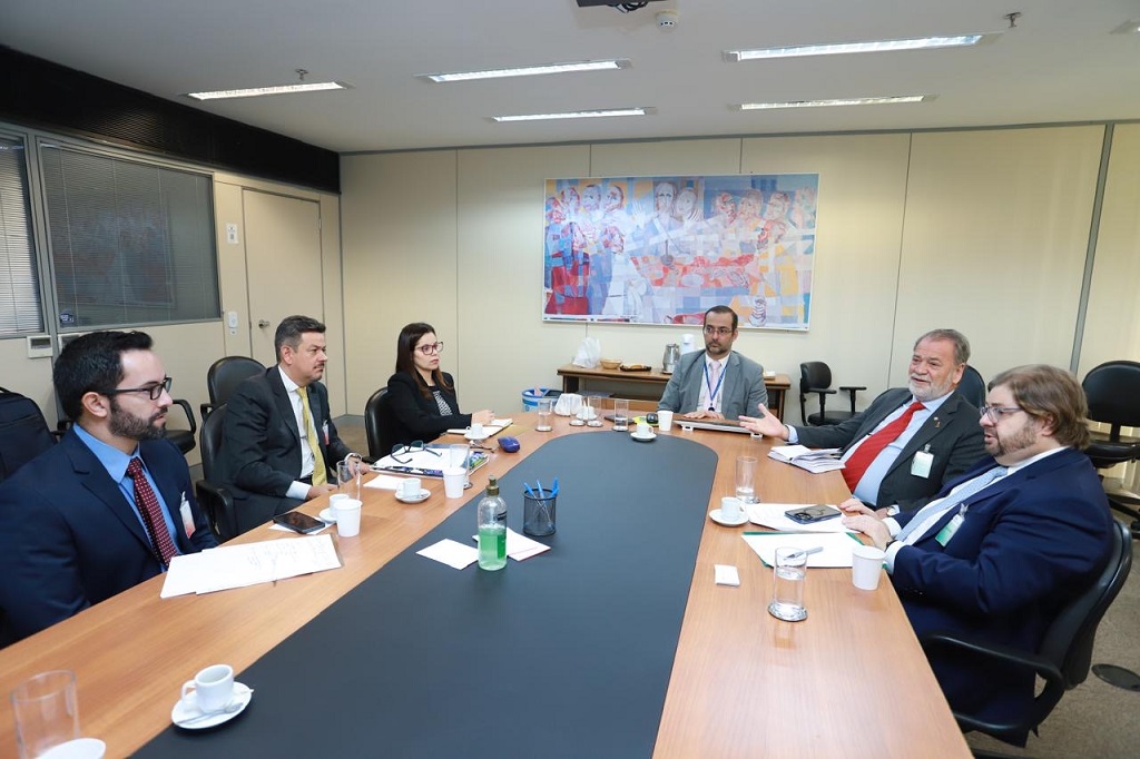 Conselheiros e assessores realizam visita técnica ao TCU
