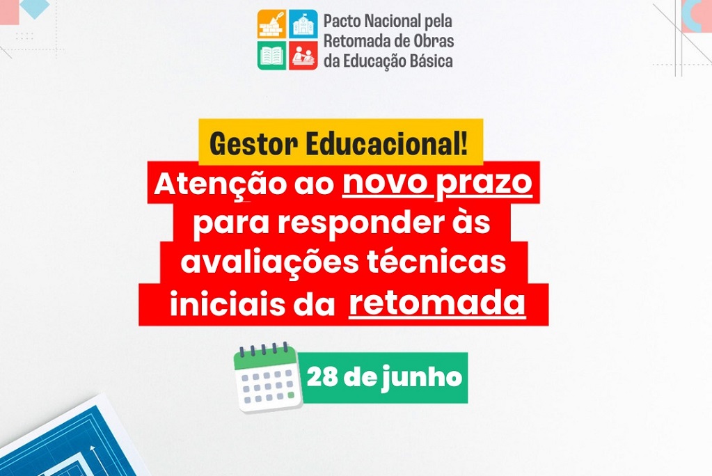Pacto Nacional pela Retomada de Obras da Educação - Arte do governo federal