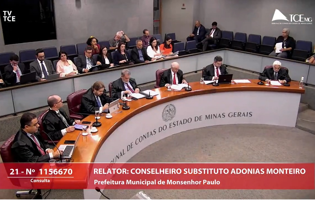 Sessão do Tribunal Pleno de 10/07/2024 - Imagem: TV TCE