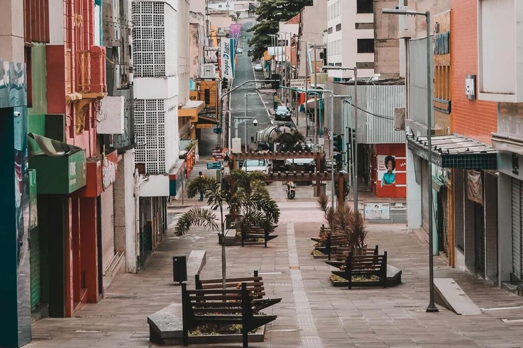 Cidade de Uberaba, na região do Triângulo Mineiro 