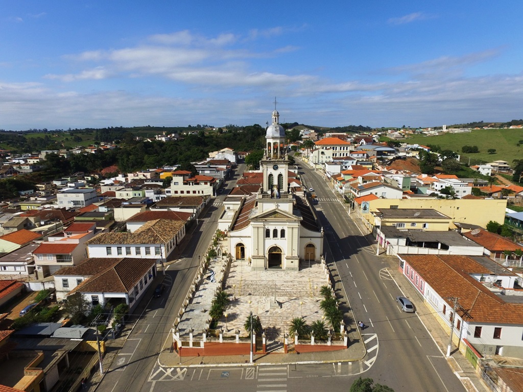 Cidade de Cruzília, situada no Sul de Minas Gerais 
