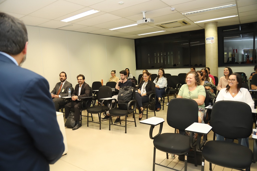 Início das aulas presenciais do Curso de Pós-Graduação Especialização em Finanças Públicas - foto: Lucas Machado