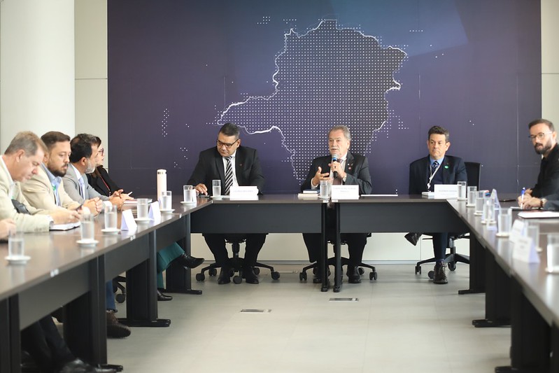 Reunião de estreia do Momento TCE foi realizada na Sala Ágora, na sede do Tribunal de Contas - Foto: Daniele Fernandes