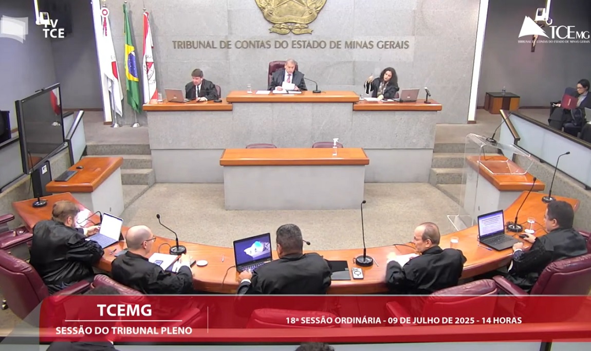 Sessão do Tribunal Pleno de 09/07/2025 - Imagem TV TCE