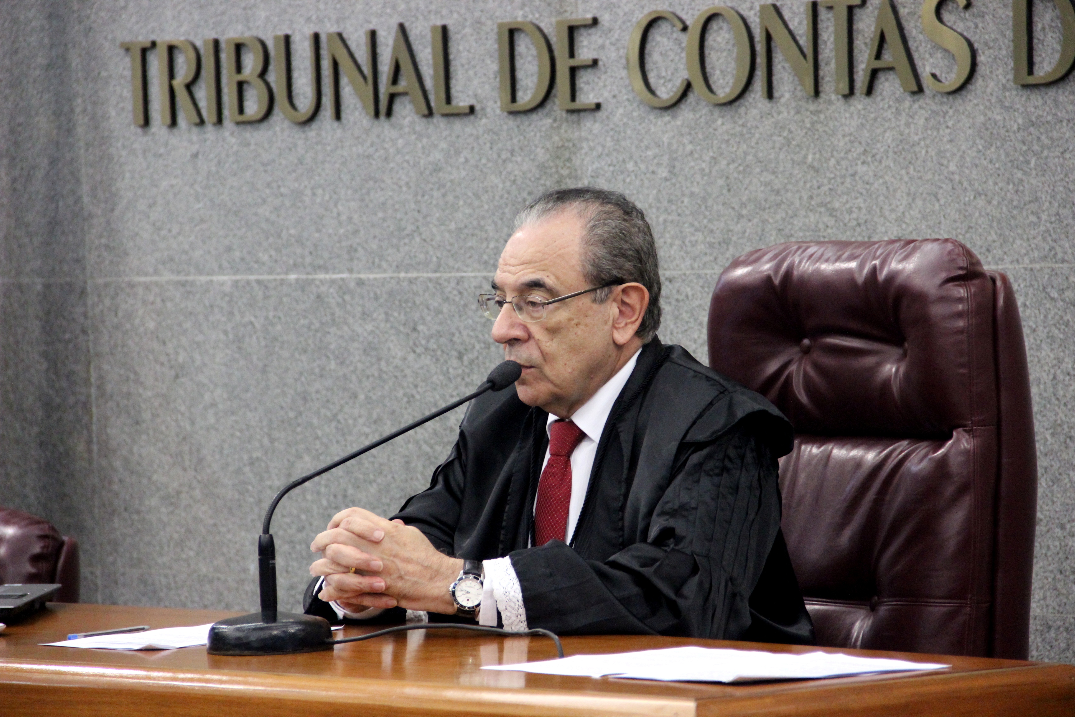 O presidente do TCEMG, conselheiro Sebastião Helvecio (Foto: Karina Camargos Coutinho)