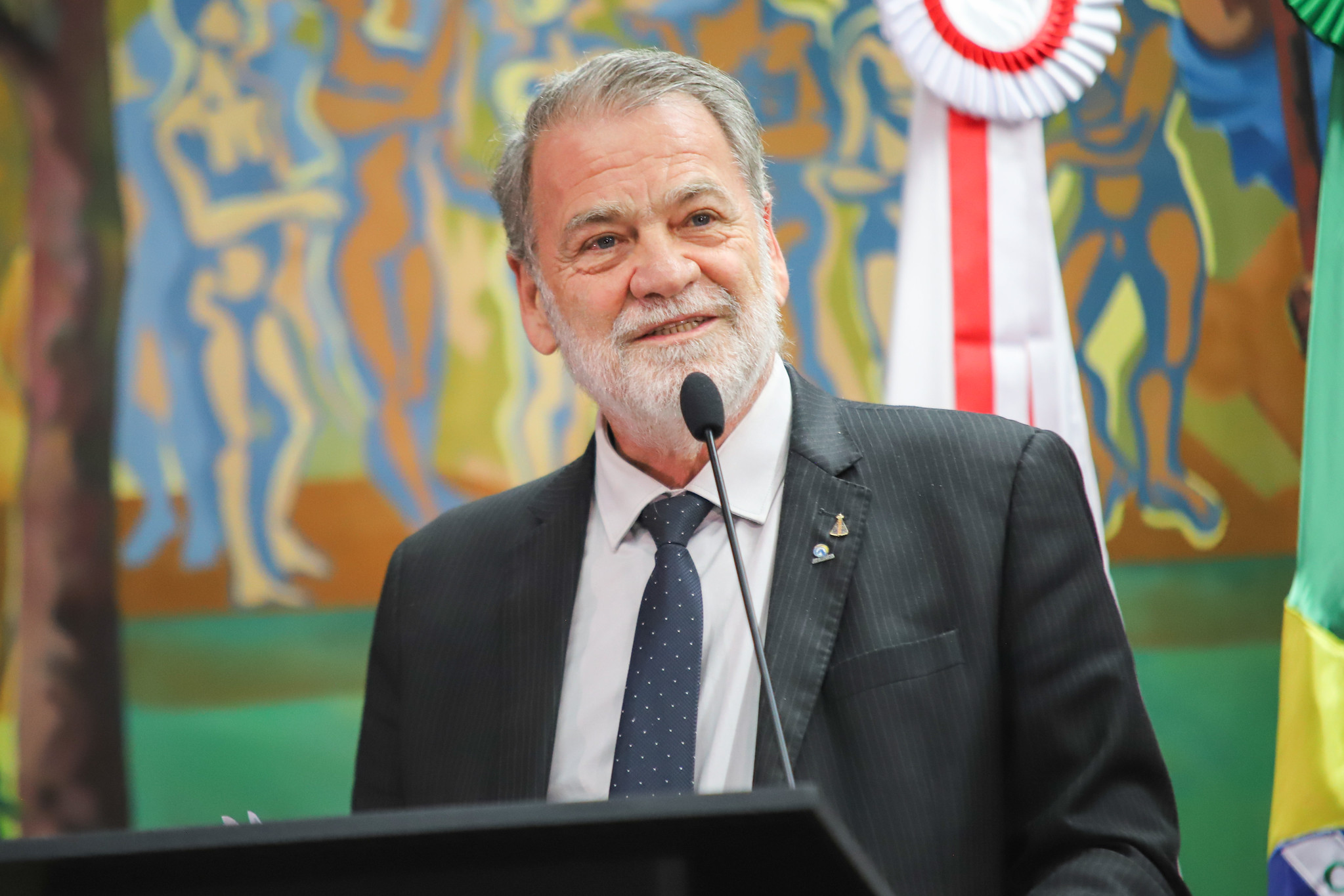 O presidente do TCEMG destacou a import&acirc;ncia da valoriza&ccedil;&atilde;o da cultura e da indu&ccedil;&atilde;o de pol&iacute;ticas p&uacute;blicas no setor - Foto: Vin&iacute;cius Dias/TCEMG