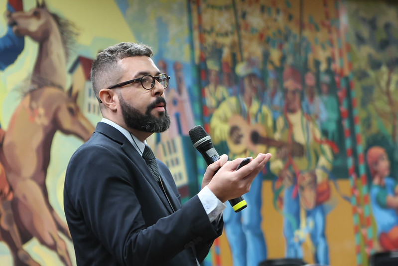 Felipe Gonçalves defende que é preciso encontrar caminhos para o registro memorial das rotinas - foto: Vinícius Dias/TCEMG