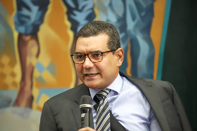 Conselheiro Licurgo Mourão destacou o trabalho de orientação direcional aos jurisdicionados - Foto: Thiago Rios Gomes/TCEMG