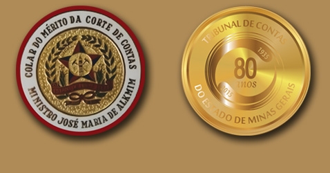 Colar do Mérito, que será entregue a 38 personalidades, e Medalha especial dos 80, aos Conselheiros atuais e aposentados