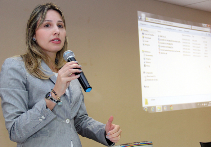 A Coordenadora da Escola de Contas, Sílvia Araújo