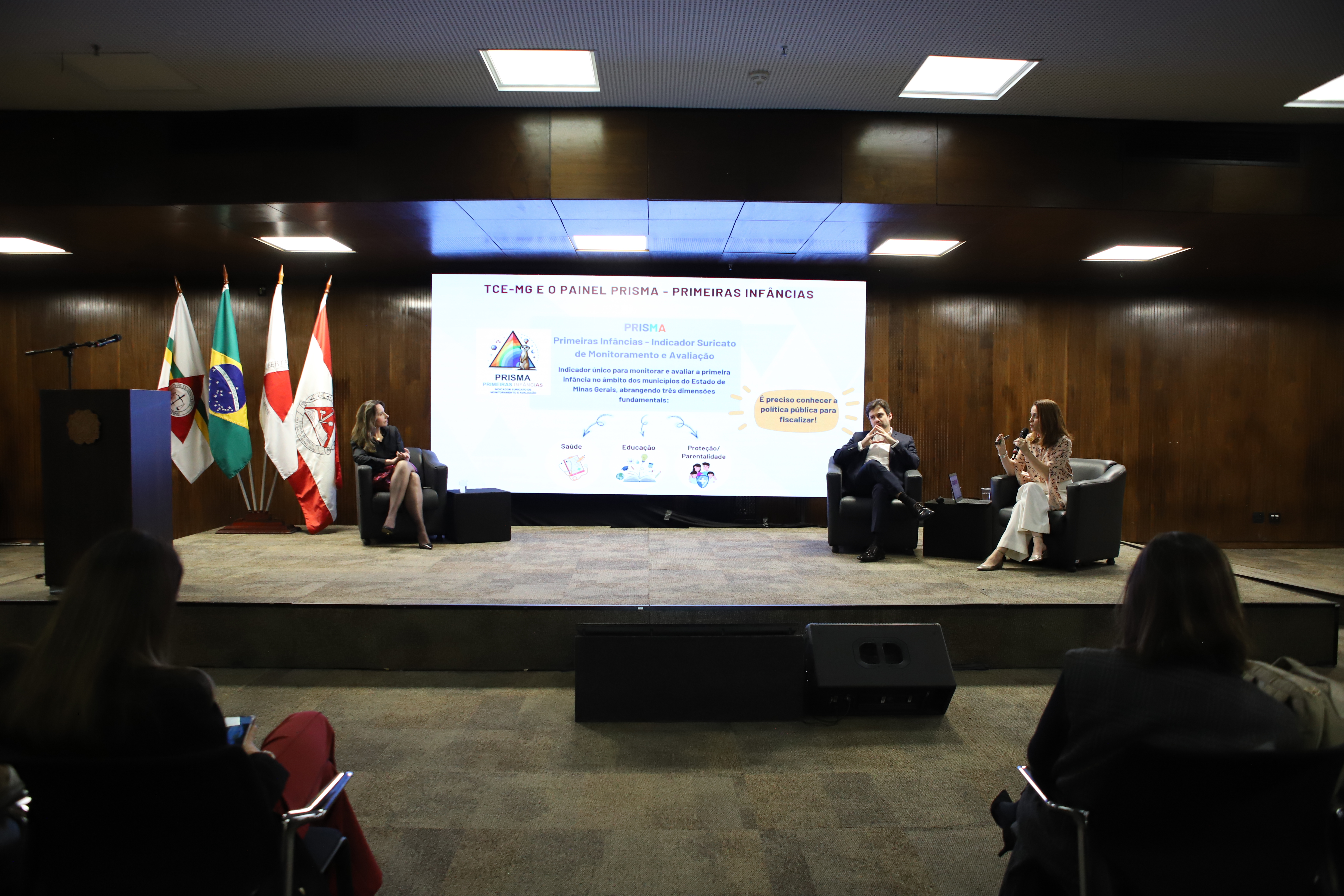 Controle Externo, Or&ccedil;amento e Efetividade das Pol&iacute;ticas da Primeira Inf&acirc;ncia entraram na pauta no painel institucional - Foto: Tamires Ara&uacute;jo/TCEMG