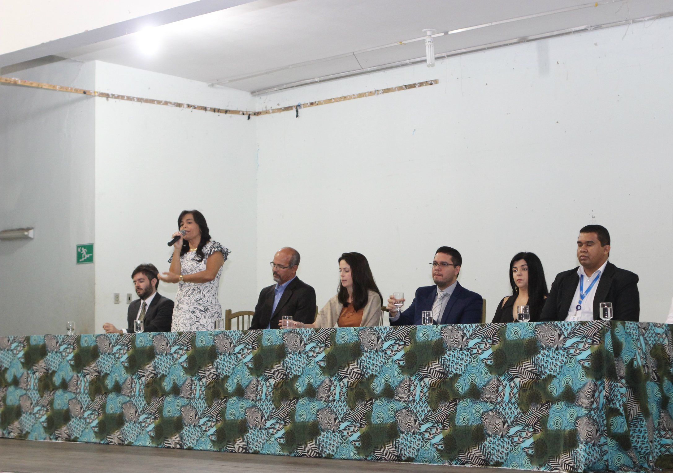 Mesa de honra do Encontro Técnico em Caratinga 2018