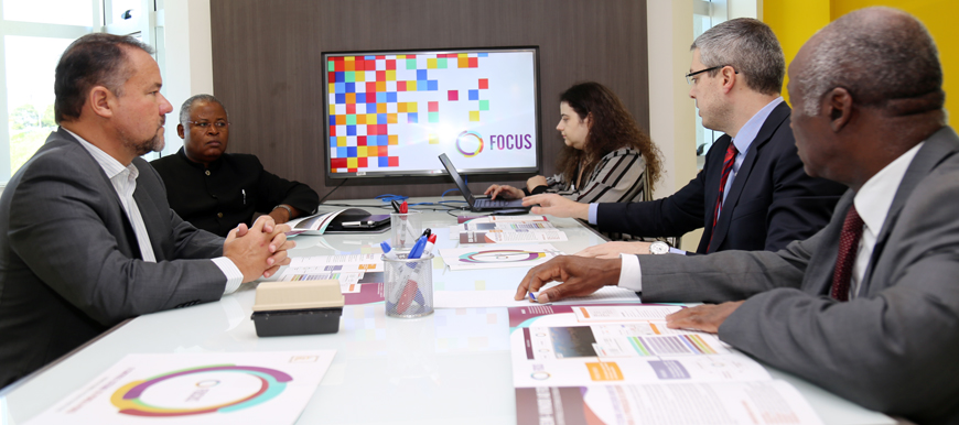 A visita foi encerrada com apresentação sobre o Sistema Focus (Foto: Thiago Rios)