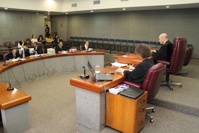A Primeira Câmara do Tribunal de Contas do Estado.