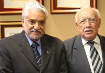 Presidentes do TCEMG, Conselheiro Wanderley Ávila, e do TCU, Ministro Ubiratan Aguiar