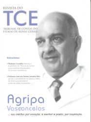 Na capa da Revista, o escritor mineiro homenageado: Agripa Vasconcelos.