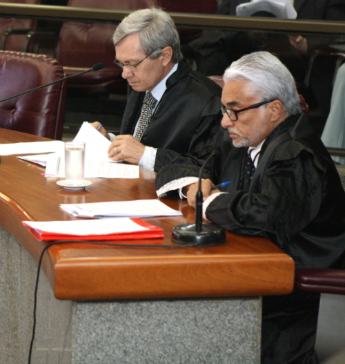 Conselheiros José Alves Viana e Wanderley Ávila